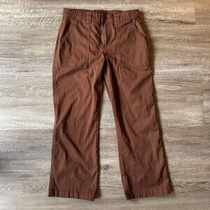 Sanctuary Supernova Crop Wide Leg in Clove Brown